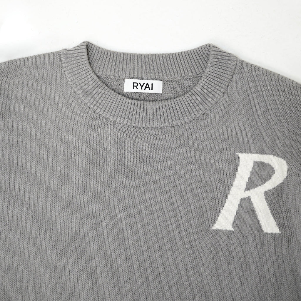 Jacquard Knit Sweater