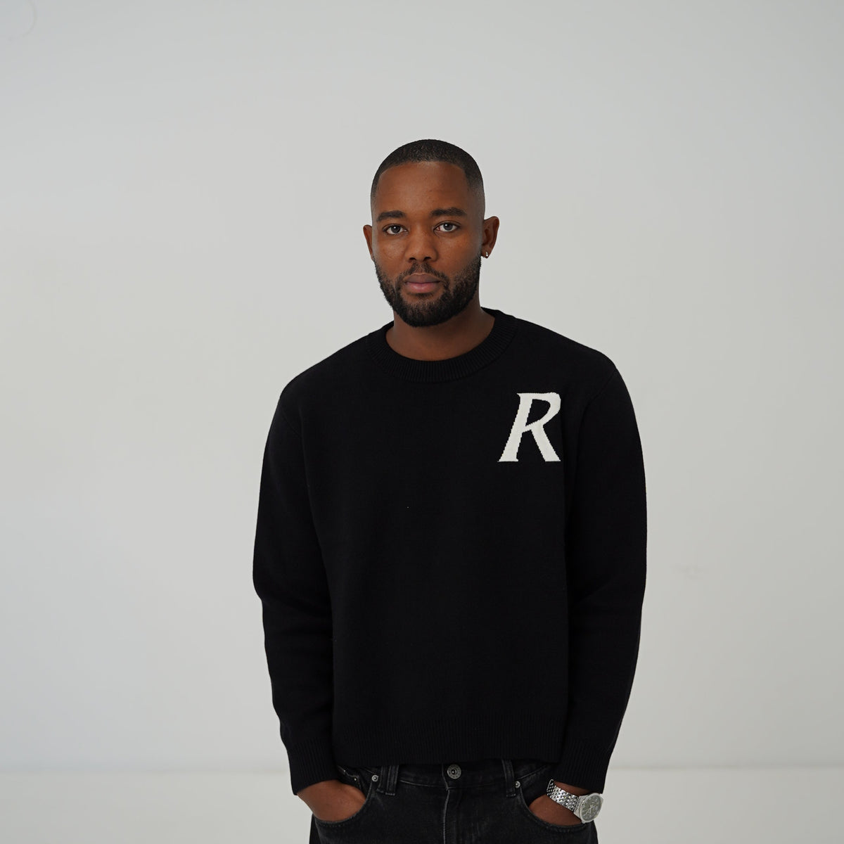 Jacquard Knit Sweater